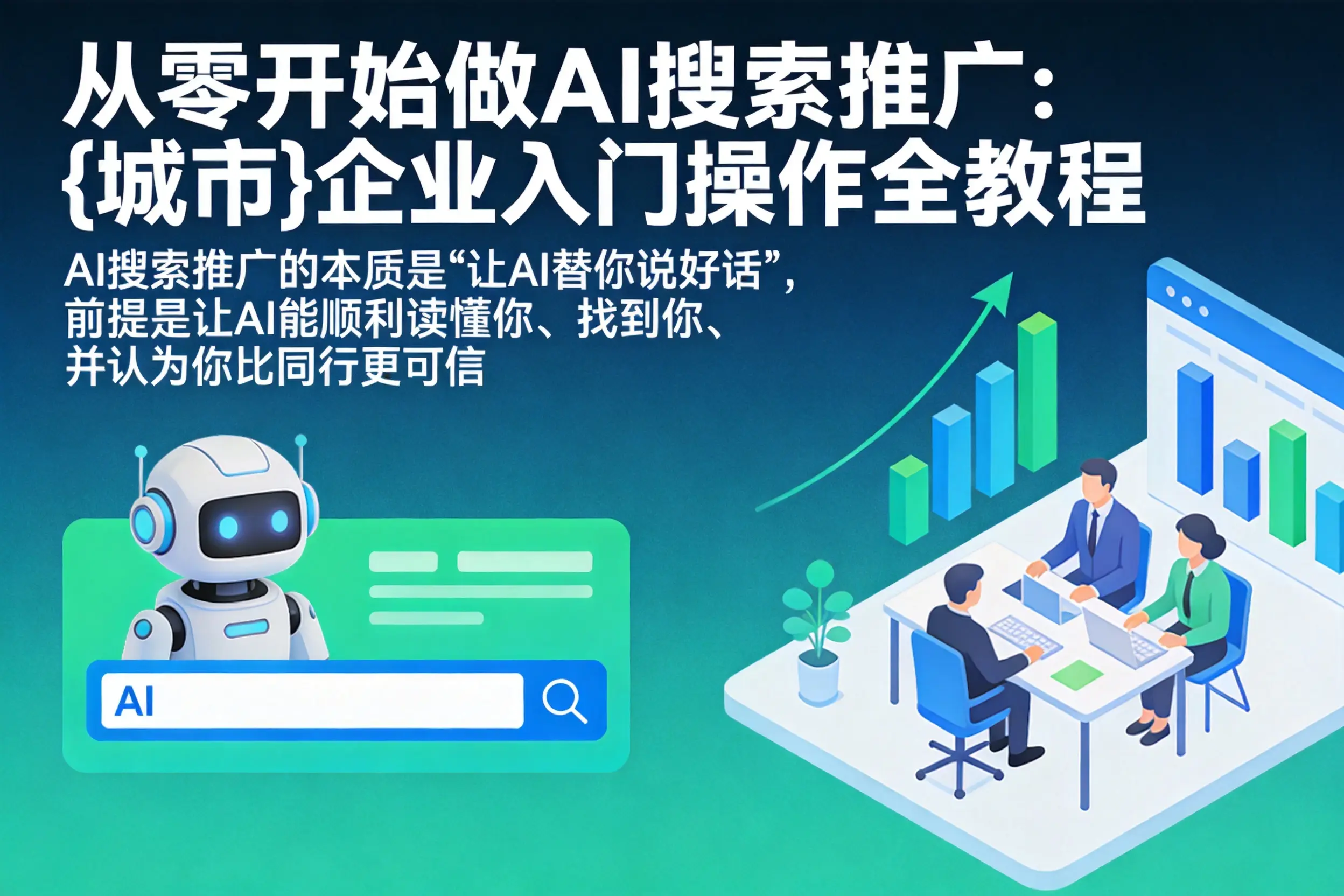 从零开始做AI搜索推广：白沙企业入门操作全教程