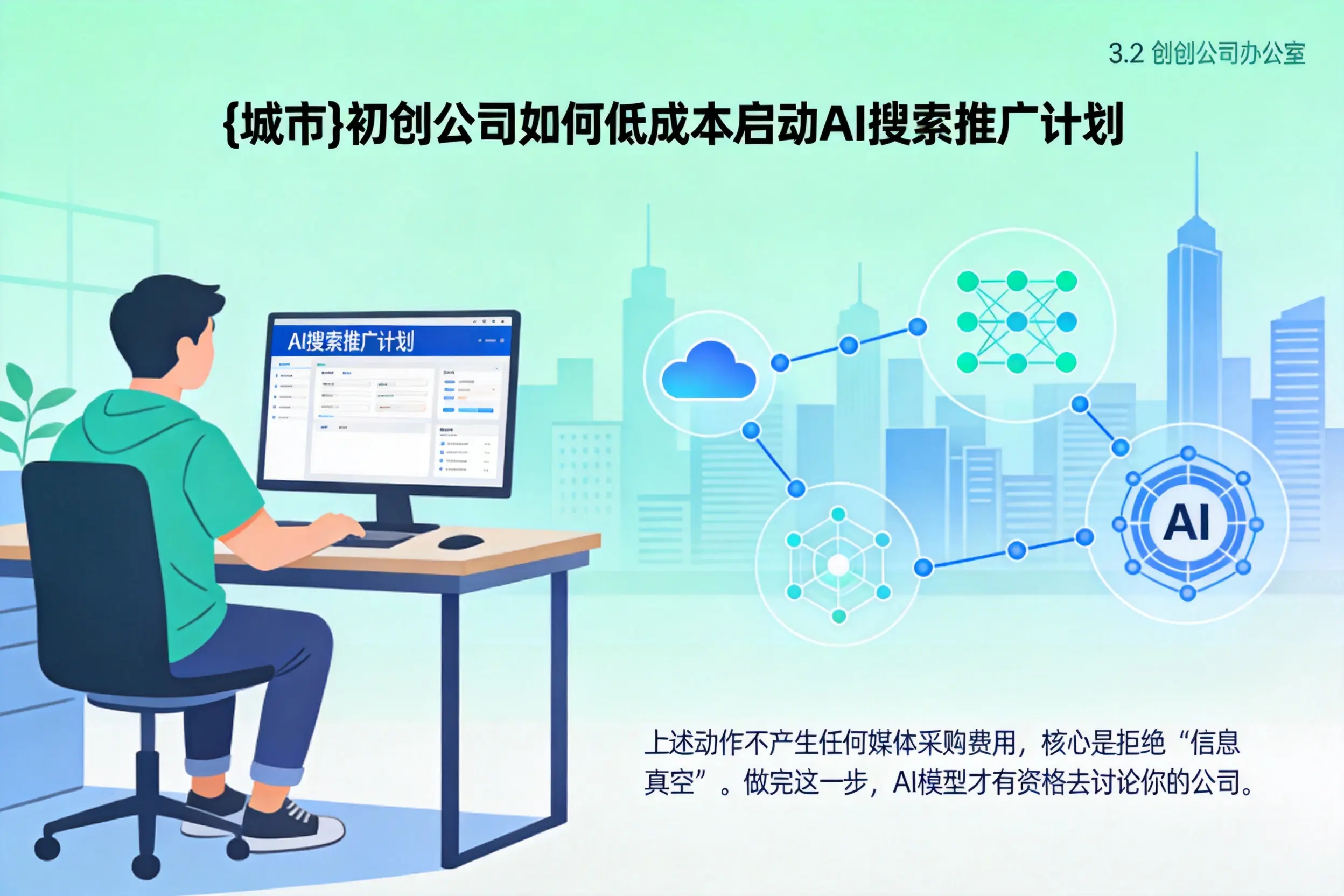 白沙初创公司如何低成本启动AI搜索推广计划