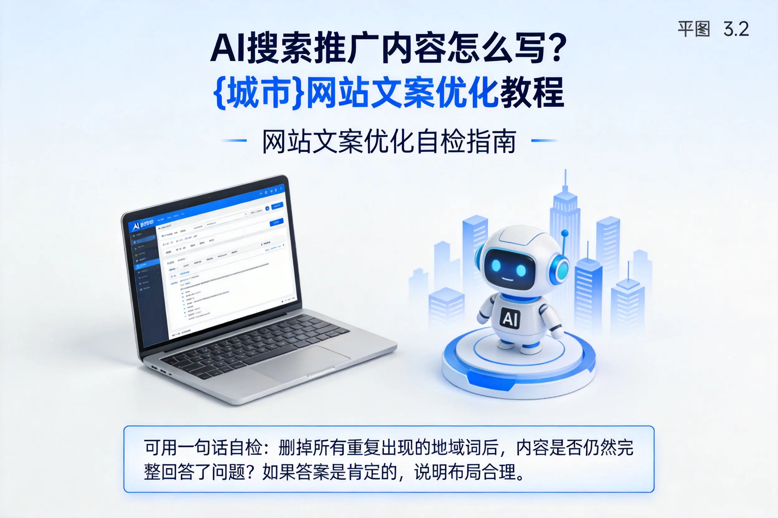 AI搜索推广内容怎么写?白沙网站文案优化教程
