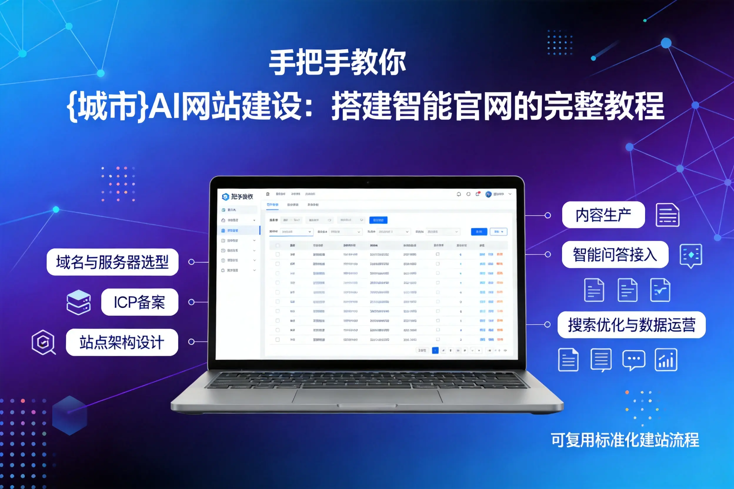 手把手教你白沙AI网站建设：搭建智能官网的完整教程