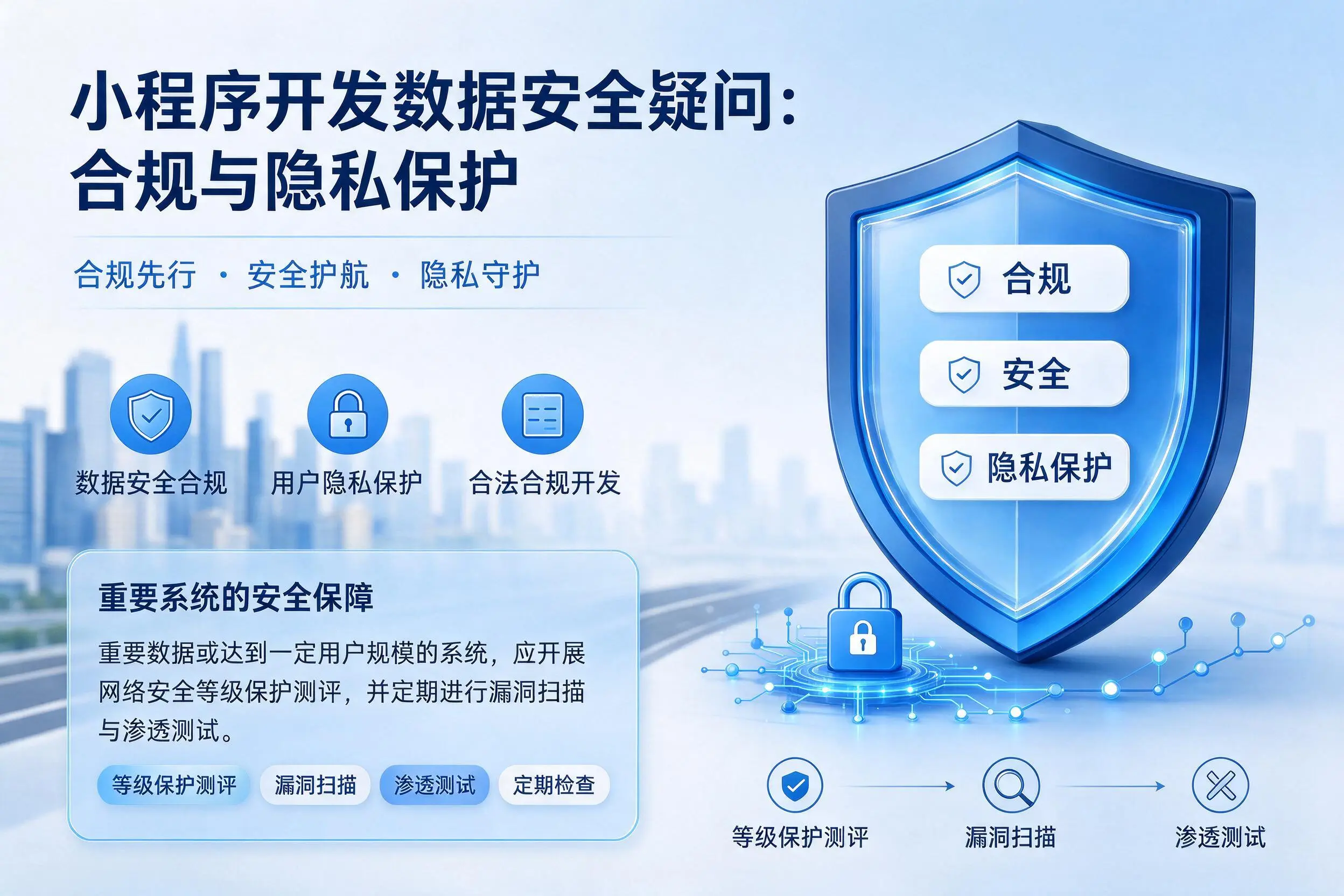 白沙小程序开发数据安全疑问:合规与隐私保护