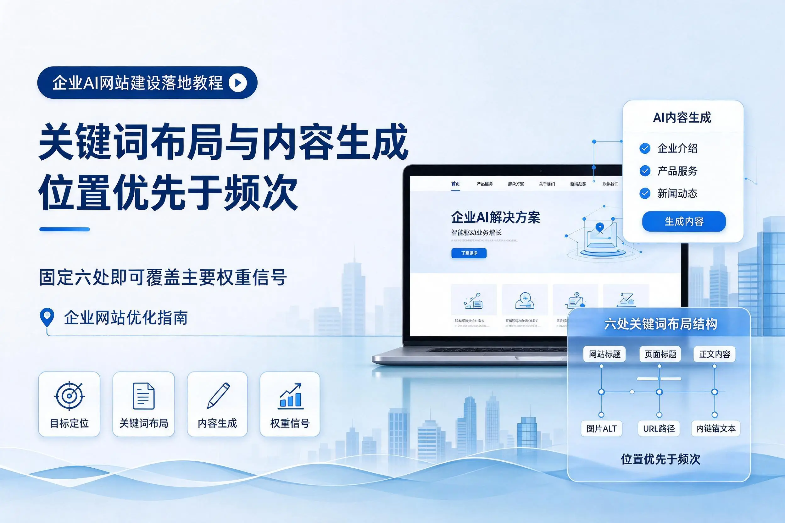 白沙企业AI网站建设落地教程:关键词布局与内容生成